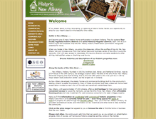 Tablet Screenshot of historicnewalbany.com